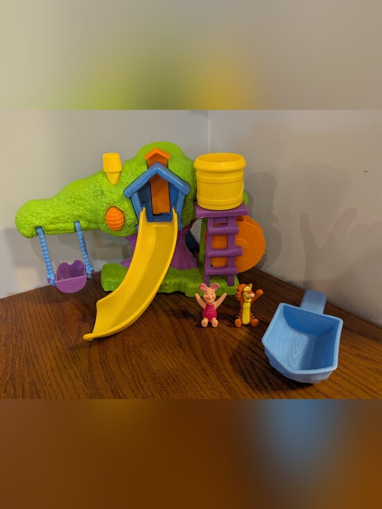 Fisher-Price Other - Vintage Winnie The Pooh Fisher Price Splash N Bubble Treehouse bath Toy